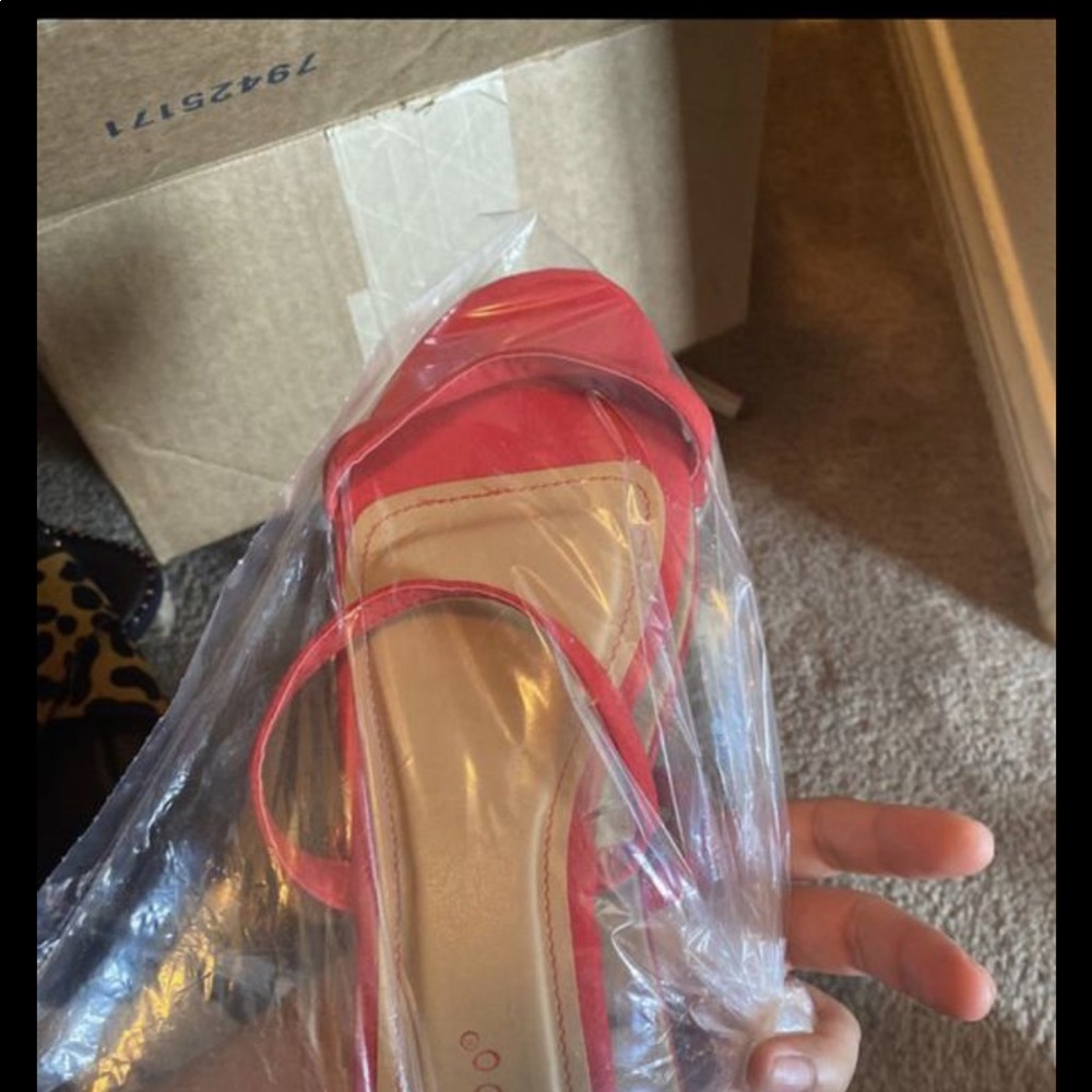 Red Sandals